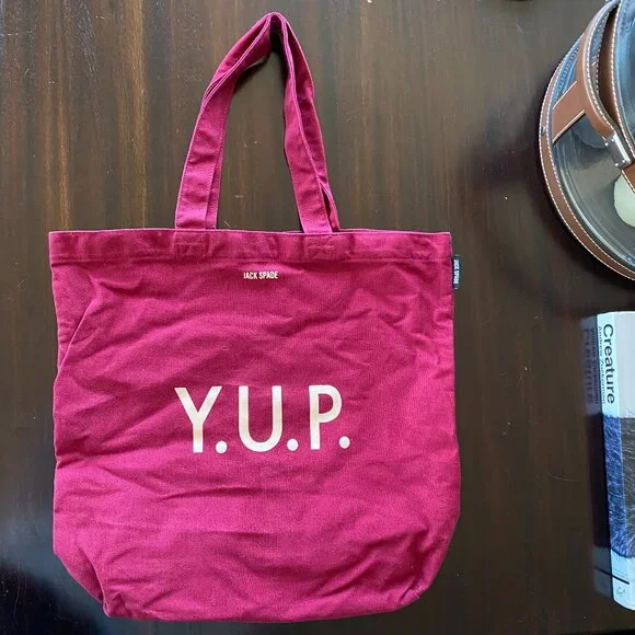 Jack Spade Canvas Tote Y.U.P. NWOT - Picture 2 of 5